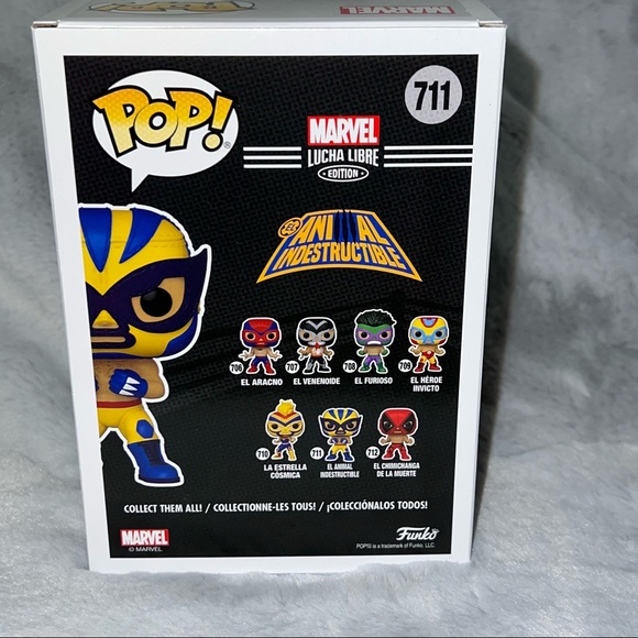 Funko POP! #711 Lucha Libre El Animal Indestructible, NIB - Picture 3 of 6